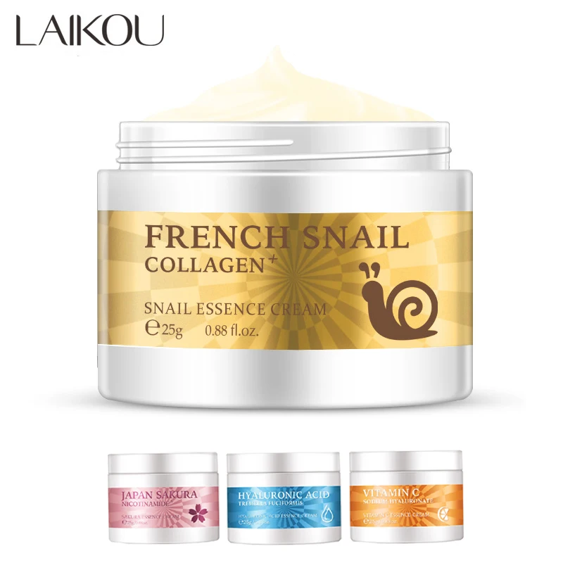 Laikou уход за кожей лица улиточный крем витамин С Гиалуроновая кислота