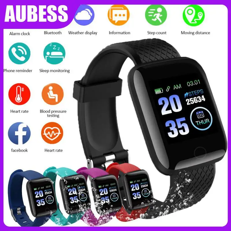 

Color Screen Ip65 Waterproof Sport Watch 1.3-inch Smart Watch Heart Rate Blood Pressure Monitoring Smart Bracelet