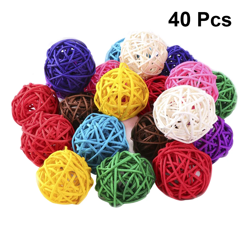 

Rattanballs Wickerdecorative Birds Orbs Home Fragrance Bowls Vase Filler Vine Bowl Size Sphere Ornament Woven Hanging Party
