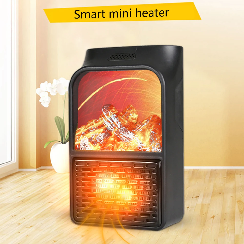 

Portable Electric Heater Wall Room Heating Stove Household Radiator Remote Warmer Machine 900W Device Indoor Office Heating