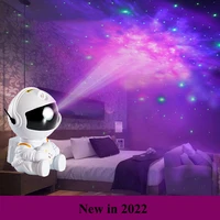 galaxy star projector starry sky night light cool astronaut lamp home decor bedroom gift kid child boyfriend ambient nightlight