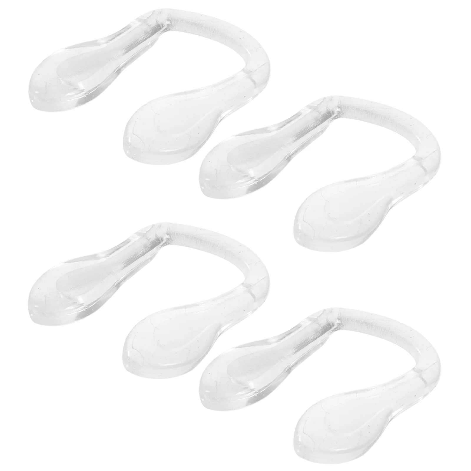 

4 Pcs Silicone Nose Pads Eyeglasses Cushion Clear Plastic Frames Your Bridge Parts Bayonet Accessories