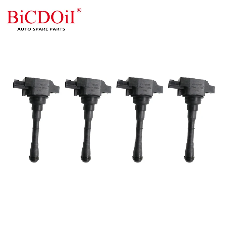 

1-4Pcs 22448-1KC0A Ignition Coil For Nissan Sentra Juke Rogue Sport 1.6 L4 2011-2017 224481KC0A Car Accessories Ignition System