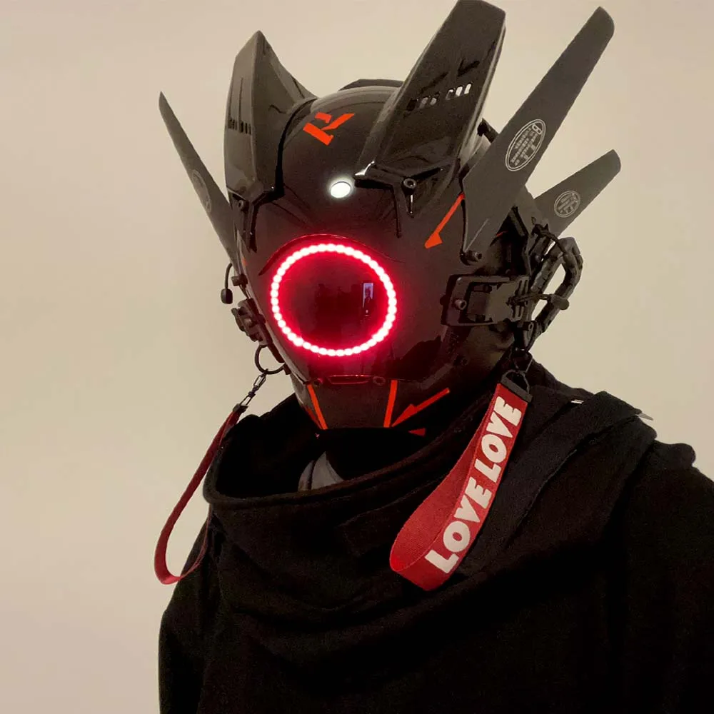 

Punk style mask cosplay mask role-playing photography street shooting mask performance props dance personality