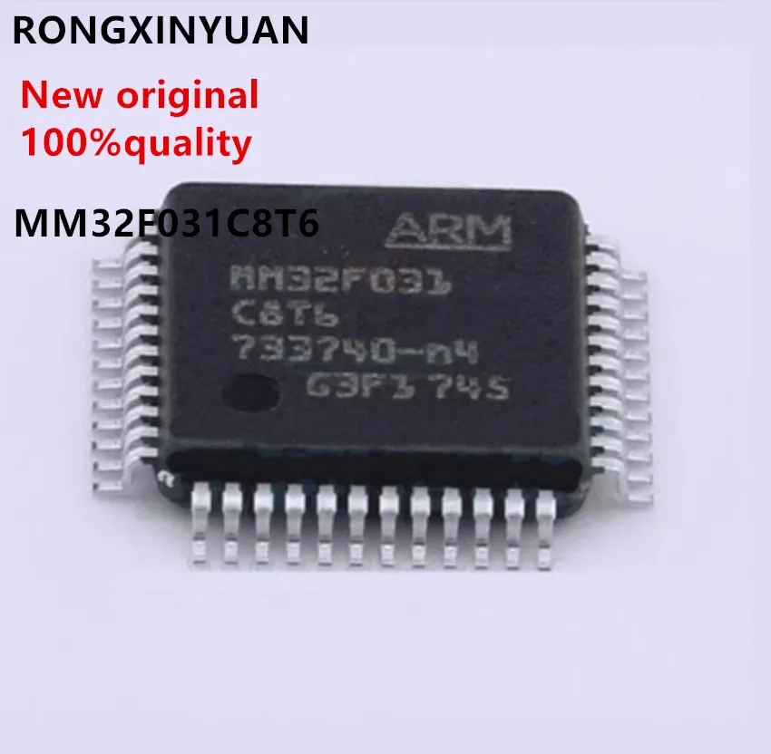

New original 10PCS MM32F031C8T6 MM32F031 LQFP48 microcontroller chip