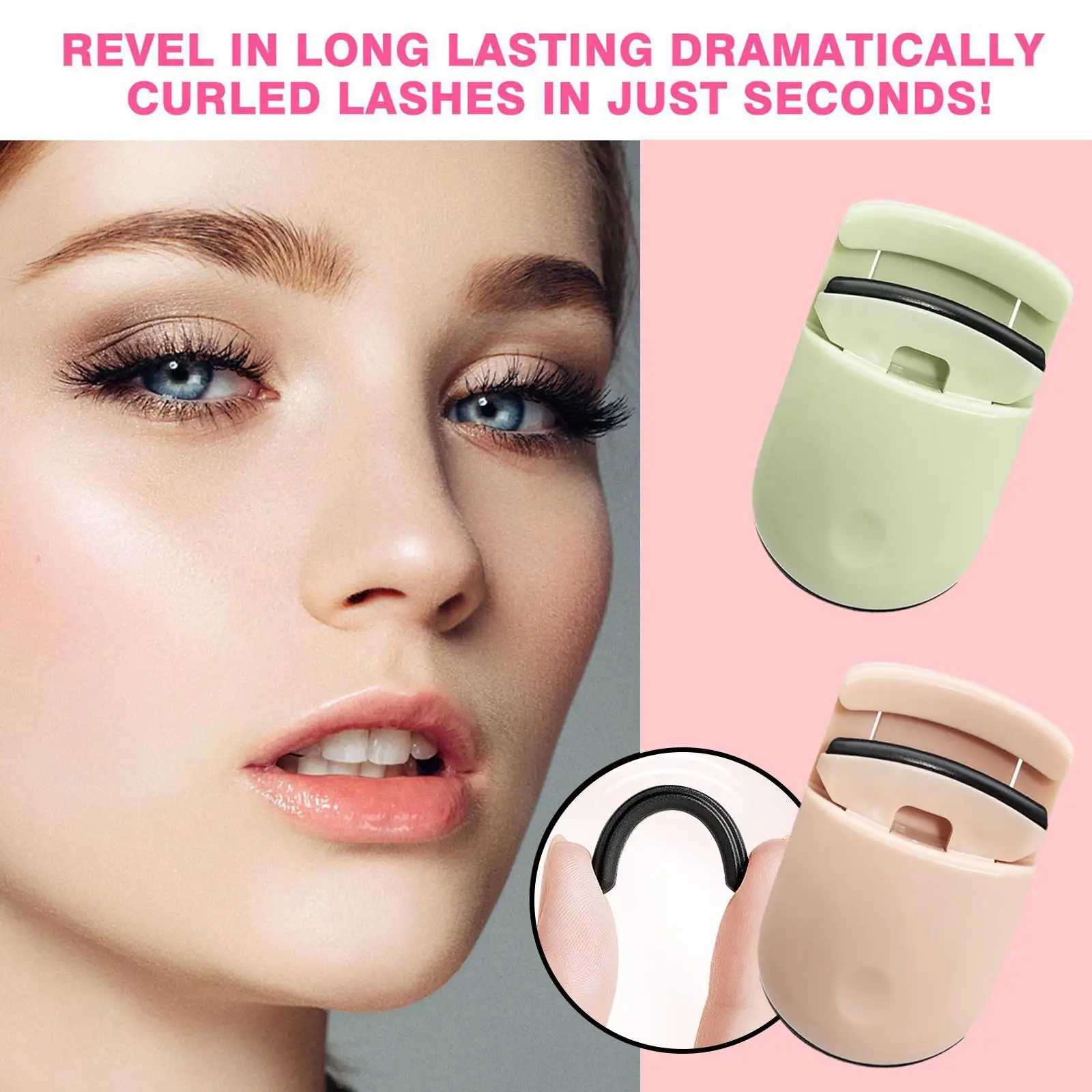 

Portable Eyelash Curler Clip Lash Curler Lash Lift Curler Mini Eyelashes Extension Beauty Tools Eyelash Tool Makeup Eyelash C3I6