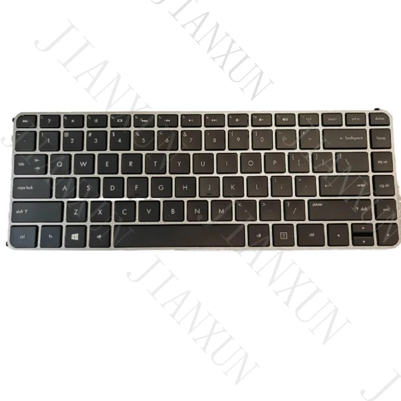 Фото Клавиатура A+ US для HP Envy 4-1000 1008 1128 1247 1005 6-1000, серебристая, без подсветки №1