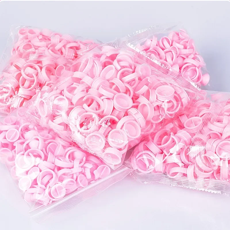 

100 шт., одноразовые колпачки для татуажа, перманентного клея