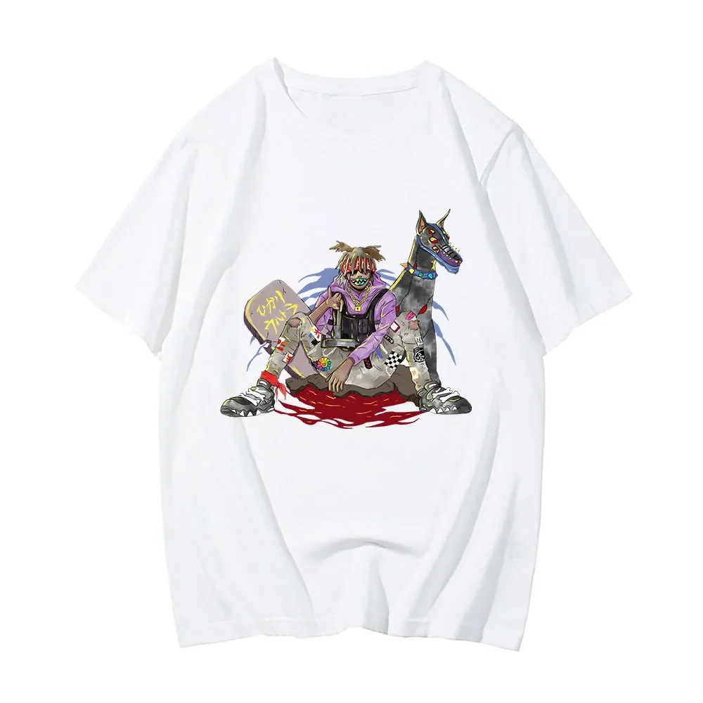 Футболка мужская хлопковая с принтом зиллаками и короткими рукавами