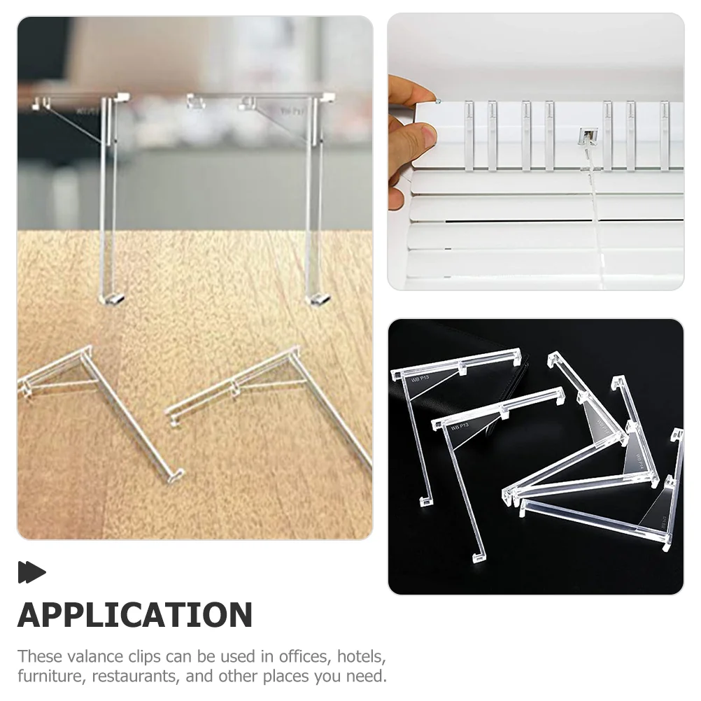 4 шт. венецианские вертикальные зажимы для позиционирования штор сменные