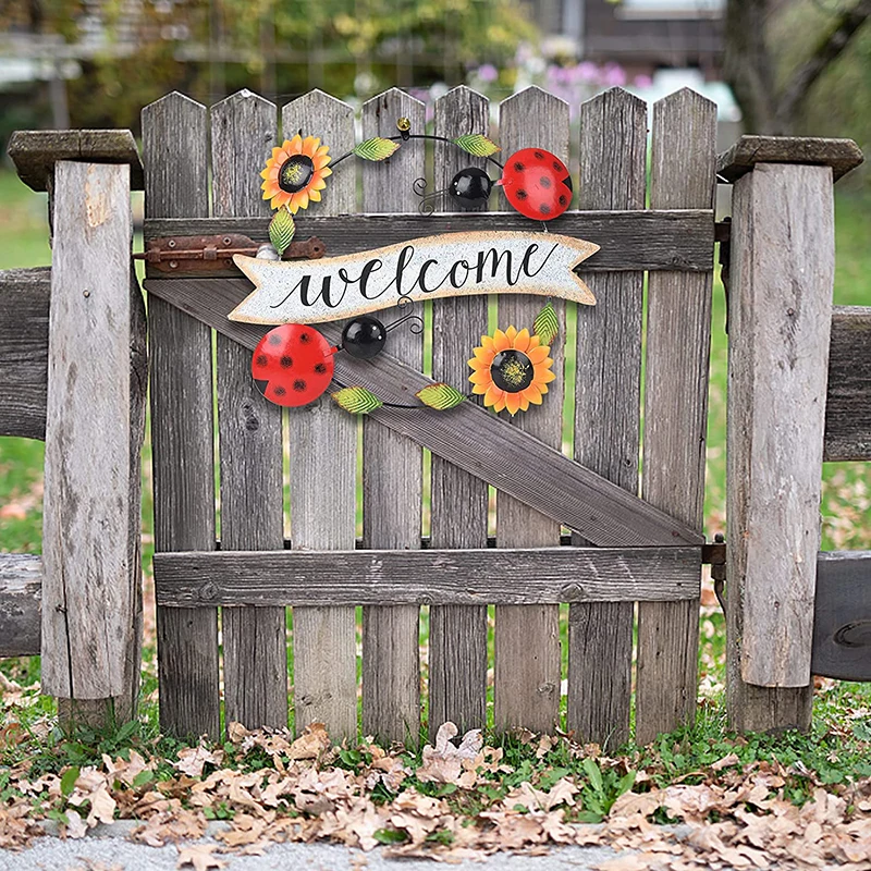 

Новое уличное настенное украшение, металлическое ветровое ограждение в стиле ретро, украшение для двора и дома