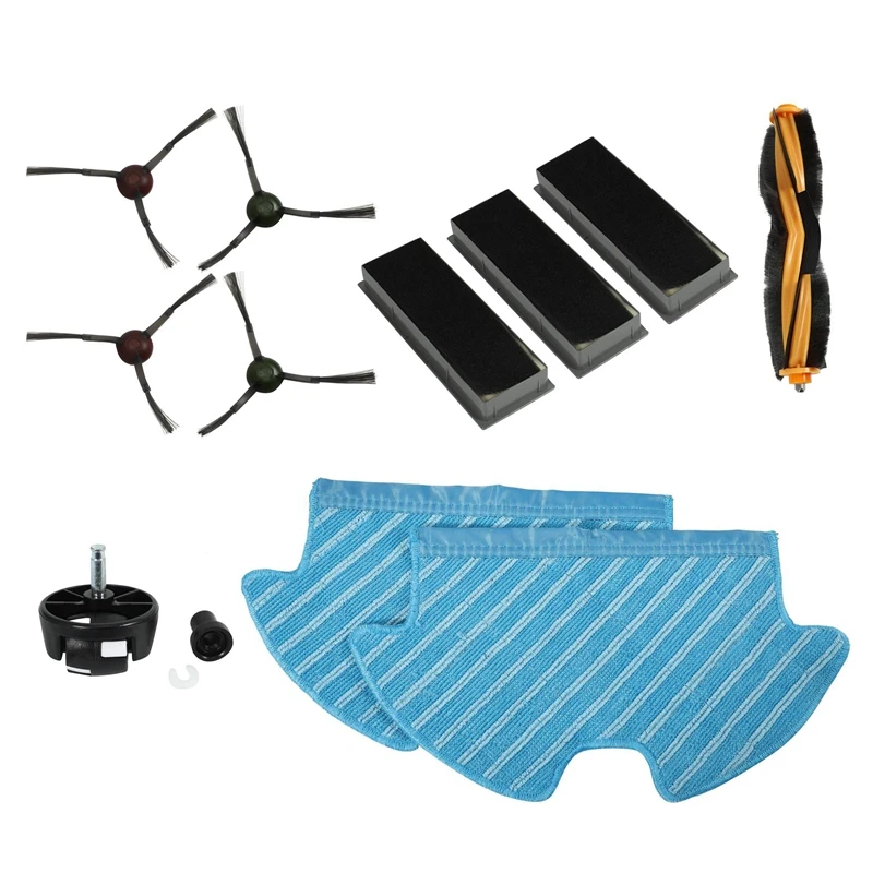 

Top Deals Roller Brush Side Brush Hepa Filter Mop Wheel For Ecovacs Deebot Ozmo 900 DN5G Vacuum Cleaner Sweeper Parts Replacemen