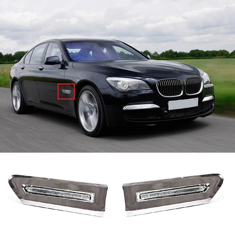 Фонарь с боковым указателем поворота для BMW- F01 F02 F04 7 серии 2008-2012 63137203371