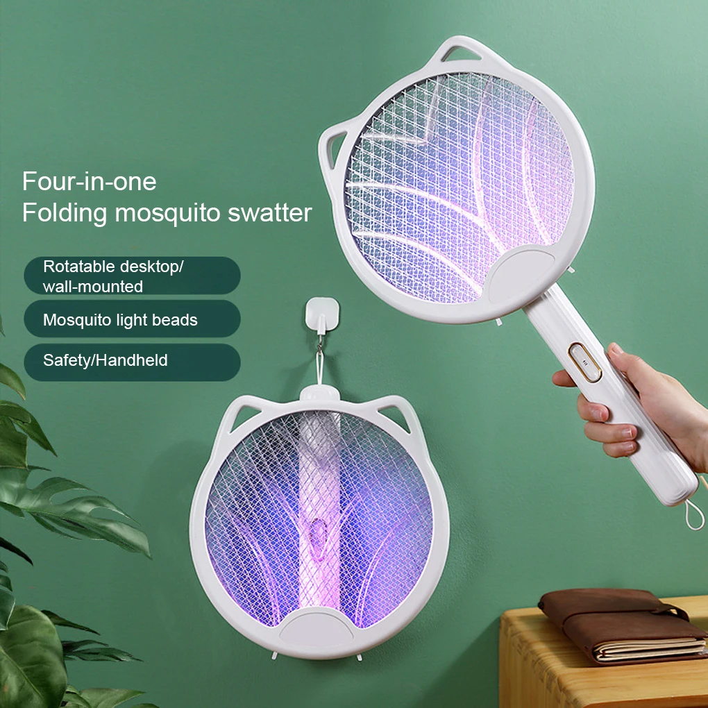 

Электрошоковая лампа для вредителей, перезаряжаемая семейная Складная Лампа для насекомых, фотоловушка для спальни