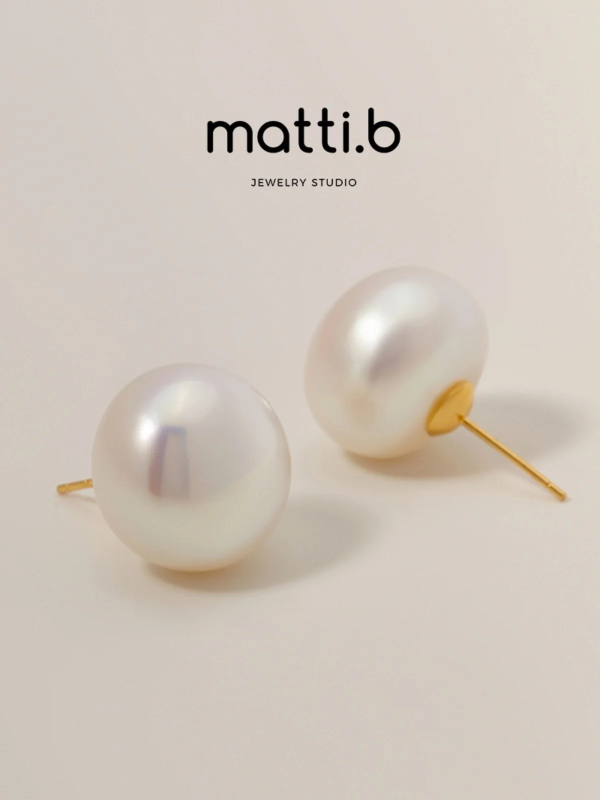 Mattib медный сплав имитация жемчуга белые модные плоские круглые сильные легкие