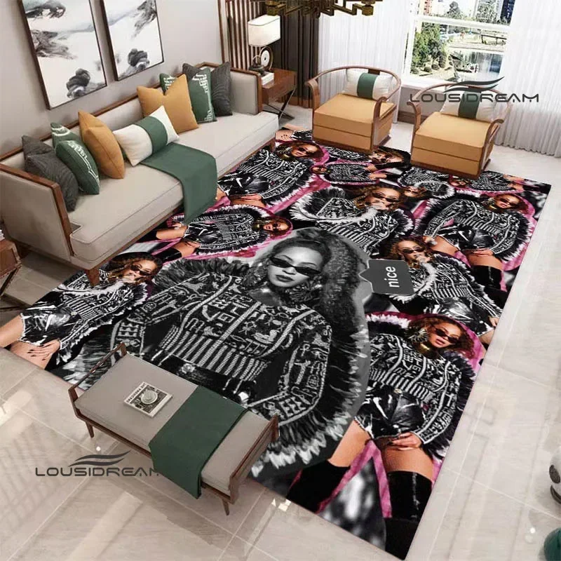 Коврик Beyonce Жизель ноулс с принтом ковер для гостиной спальни нескользящий