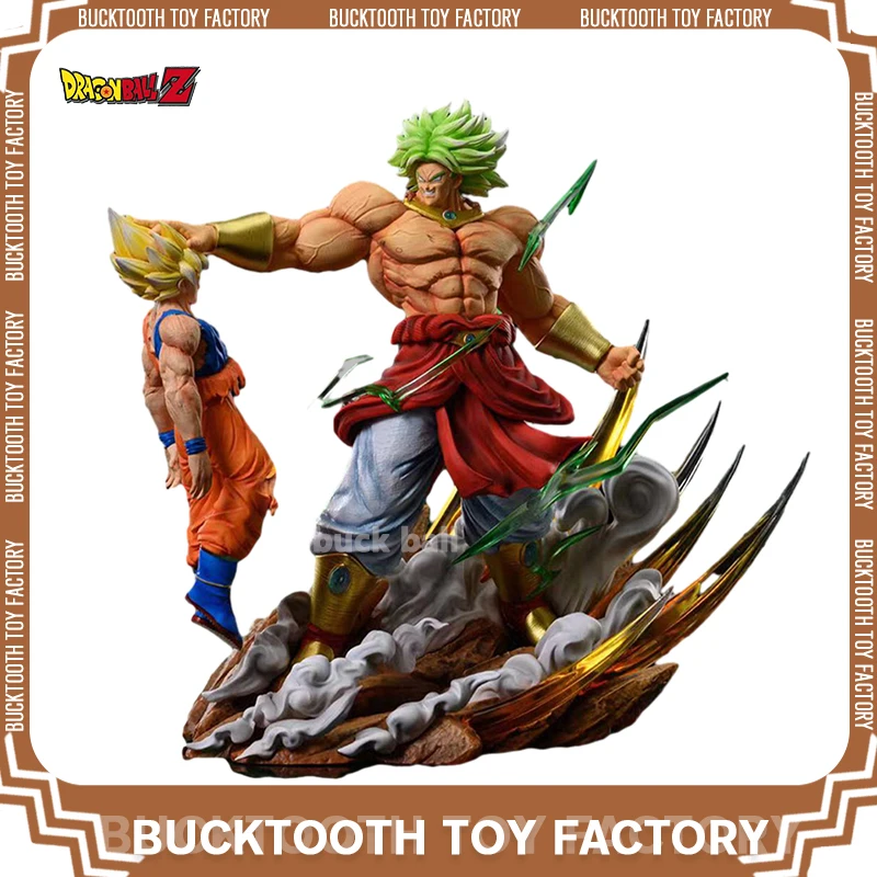 

25cm Dragon Ball Anime Figure Super Goku Vs Broly Figures PVC Statue Model Goku Figurine Doll Collectible Desk Decora Toys Gifts