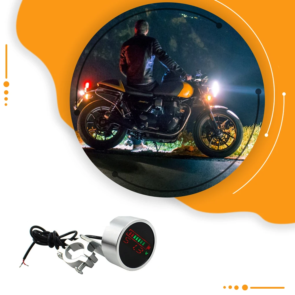 

Измеритель напряжения для электрического велосипеда, запасной цифровой прямоугольный вольтметр на руль скутера, измерительный прибор, 24 В