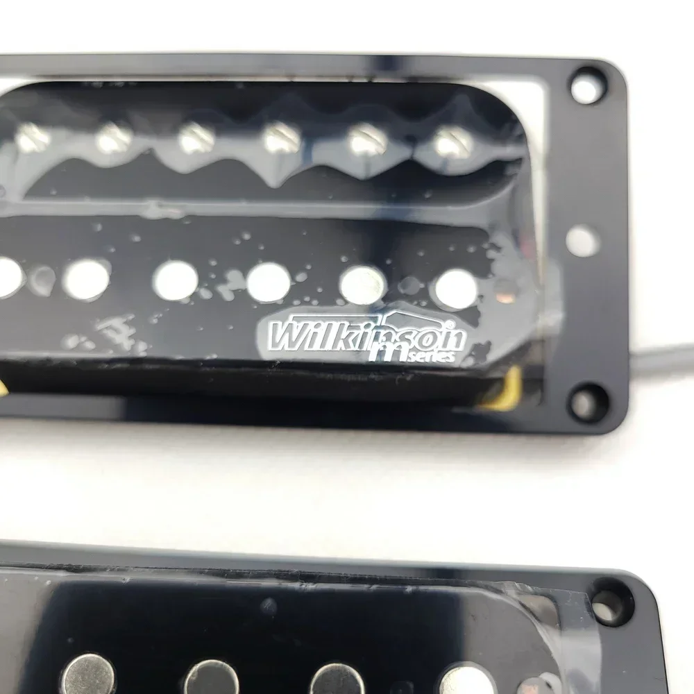 Фото Новые звукосниматели Wilkinson WOHHB Black Open Double Coil для электрогитары (пара для бриджа и нейка) №5