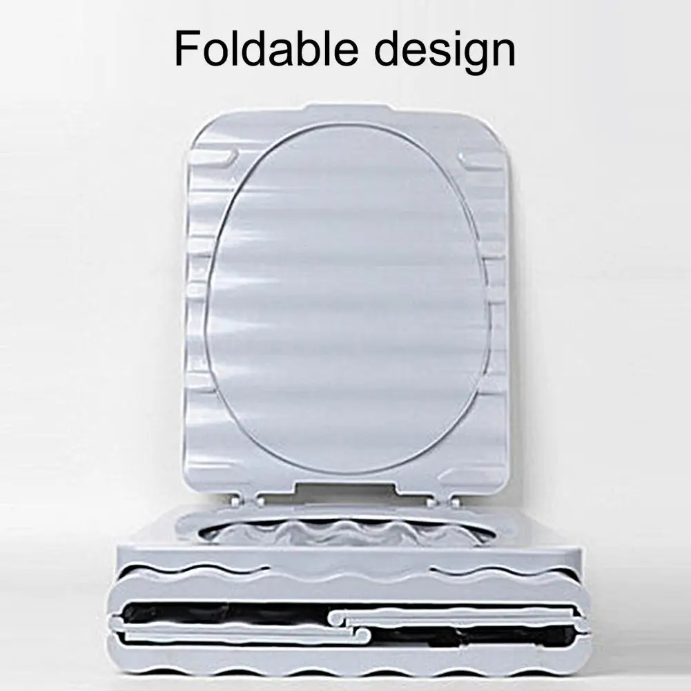 

Practical Mobile Toilet Sturdy Eco-friendly Travel Hiking Portable Commode Heightened Car Commode Emergency Supplies