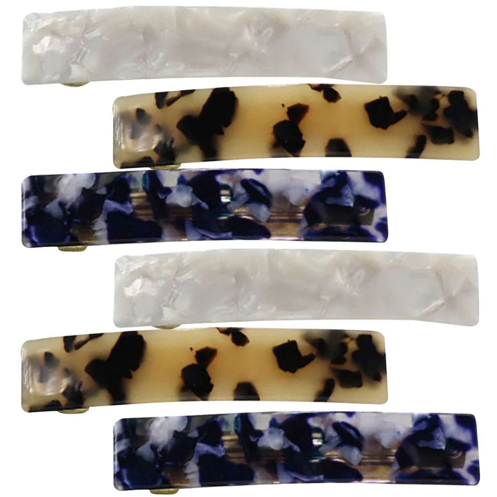 

6 шт., Женские французские заколки для волос