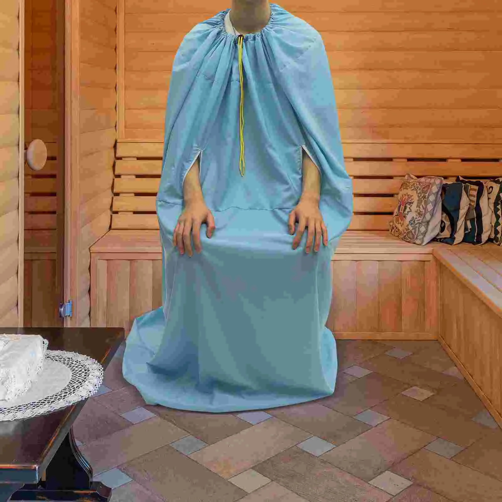 

Gown Sauna Steam Cloak Steam Gown Home Fumigation Bathrobe Sauna Sweating Tool