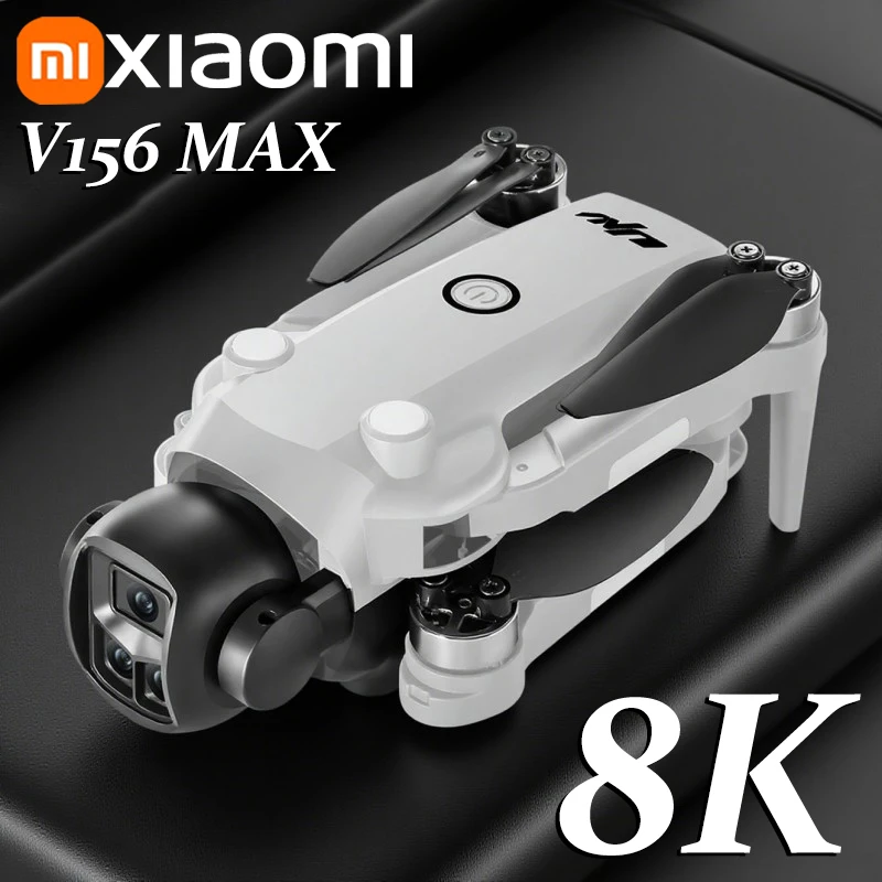 Фото Xiaomi V156 MAX Дрон 8K Воздушная HD Двойная камера Интеллектуальное предотвращение препятствий Бесщеточная мощность 5G WIFI GPS Экран RC Игрушечный дрон №2