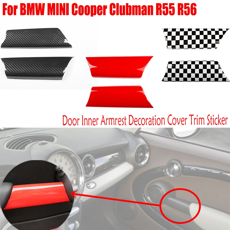 Для BMW MINI R56 2007-2013 для Cooper Clubman R55 2012 2011 2010 2009 внутренний подлокотник двери