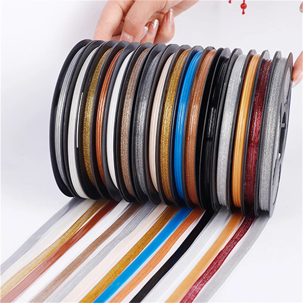 

6M Anti-Mildew Beauty Seam Tape Self-Adhesive Tape Kitchen Waterproof Tile Floor Wall Sticker Bathroom Edge Sealing Decoration