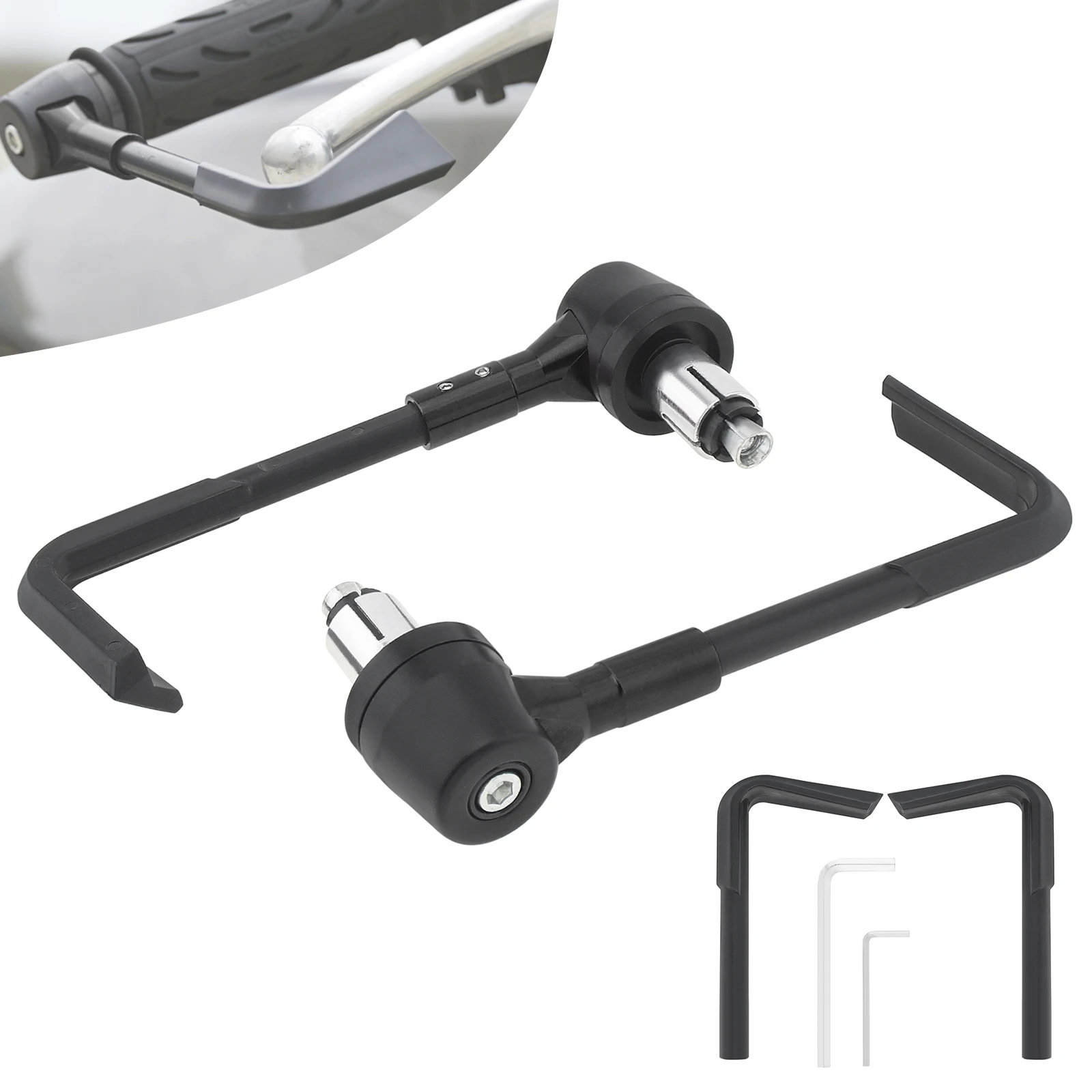 

Регулируемая Защита рычага тормоза и сцепления для мотоцикла, 7/8 дюйма, 22 мм, защита для рук, ударопрочная щетка, защита от падения, передний тормоз