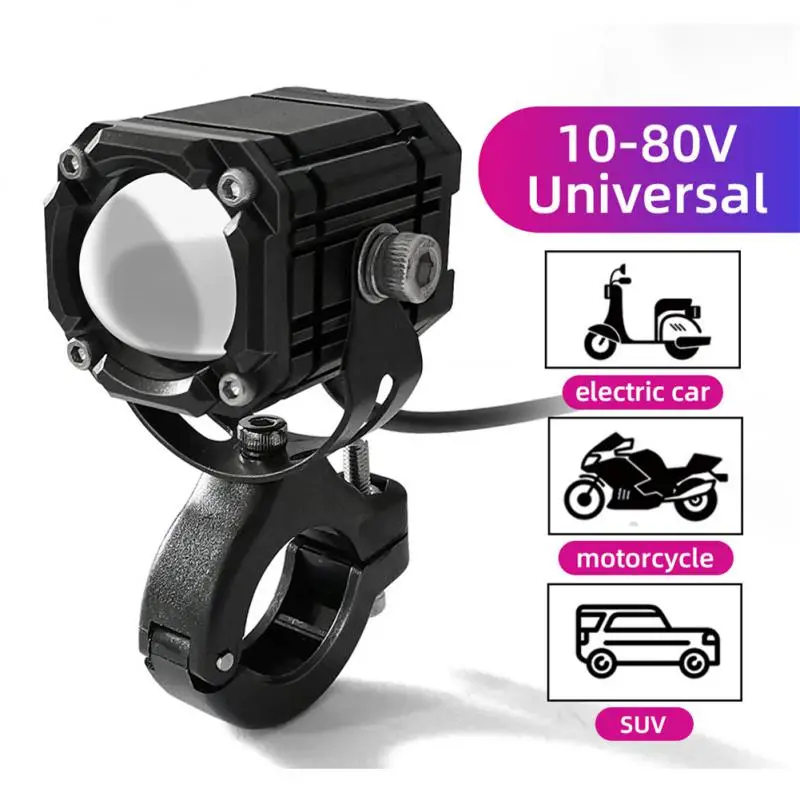 

Светодиодная фара рабосветильник света для мотоцикла, точечный светильник, 12 В, 24 В, для внедорожников, дневные фасветильник, белый, желтый, ...