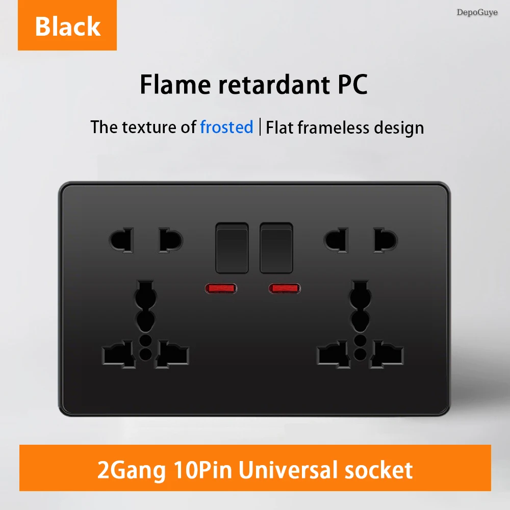 Depo Guye универсальная розетка 18Вт с USB Type-C