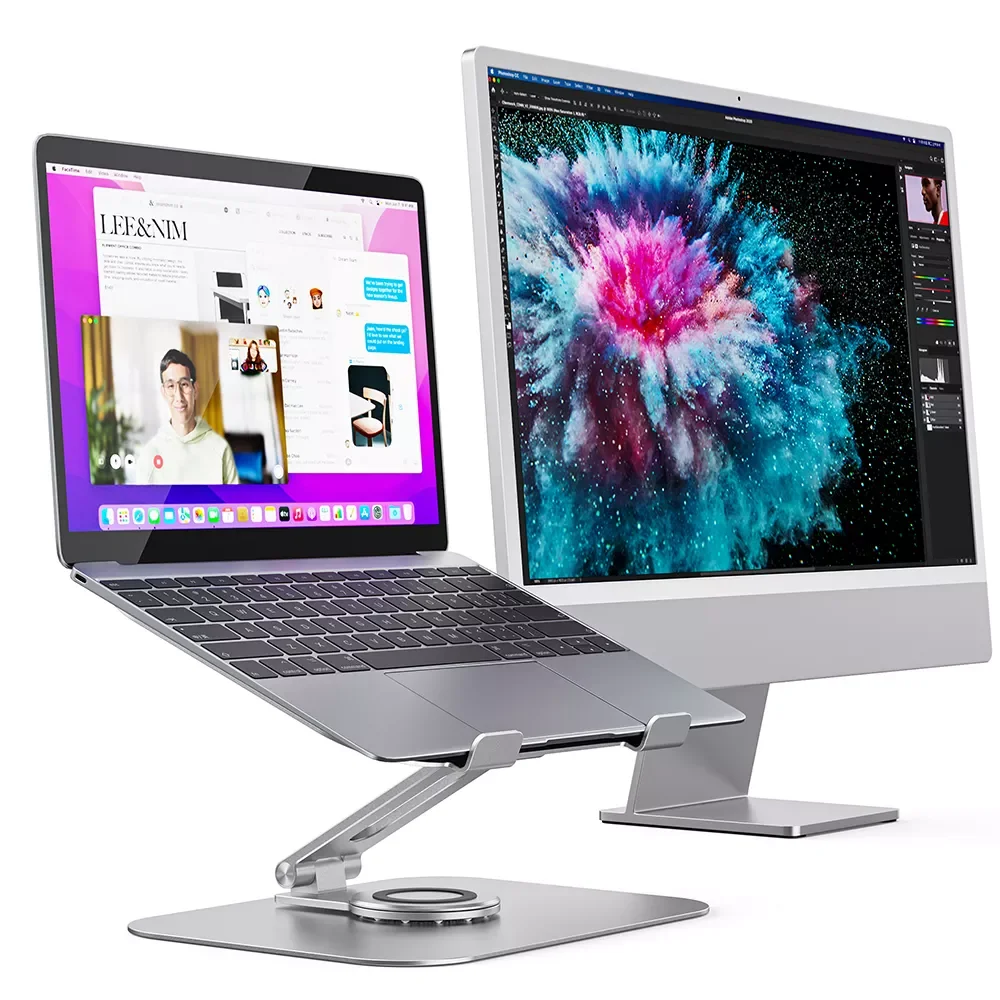 

Подставка настольная алюминиевая для MacBook Air HP, с поворотом на 360 градусов