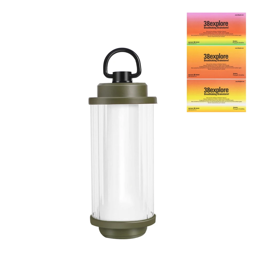 

Outdoor Portable Light Stepless Dimming High Brightness Tent Lantern USB Rechargeable LED Emergency Light Light with Hung Loop