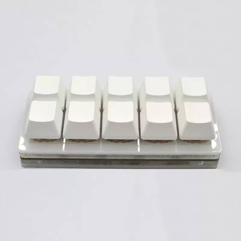 

Programmable Mechanical Keyboard 10 keys Macro keypad Blue / Red DIY USB Programming Shortcut Hot swap OSU