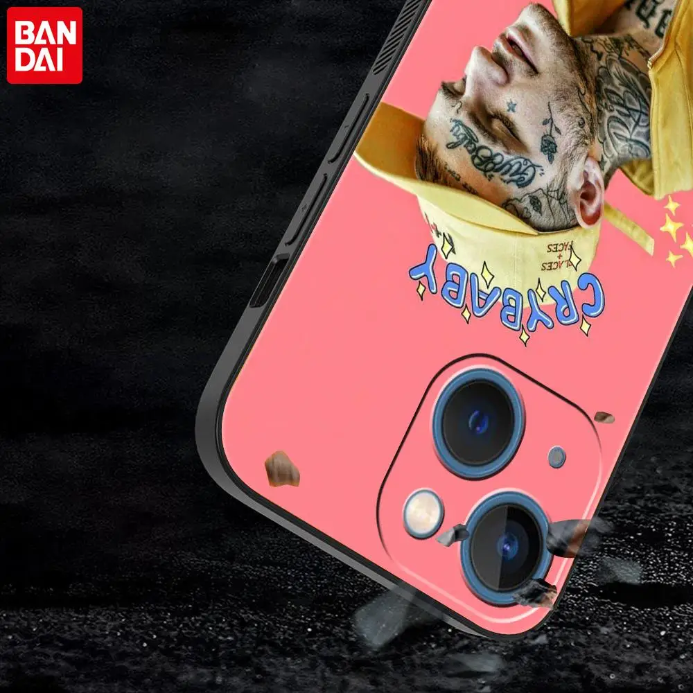 Lil peep чехол для телефона Fundas Apple iPhone 13 11 12 Pro 7 XR X XS Max 8 6 6S Plus 5 5S SE 2022 Черный