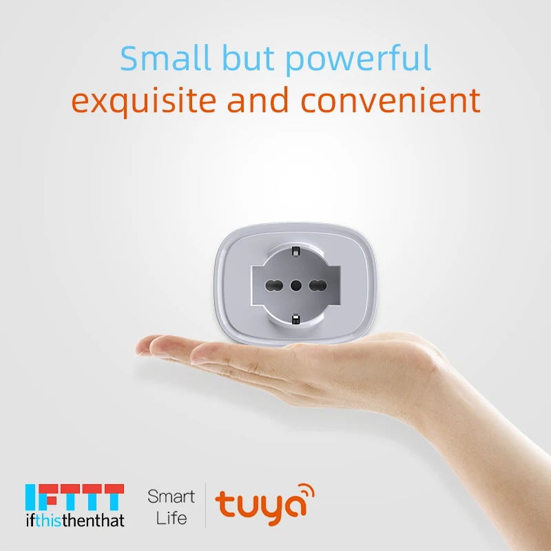 

Tuya WiFi Smart Plug Socket Italy Plug 16A Power Monitor Timing Function APP Control Socket Outlet Works With Alexa Google Home