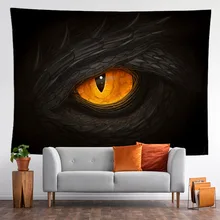 Mau dragão tapeçaria tapeçaria parede pendurado grande impresso decoração de casa tapete sala estar animal tapeçarias arte fundo (3)