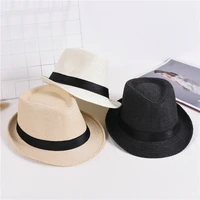 new fashion child adult parent child national style sun protection summer vacation show jazz straw hat 3mz26x