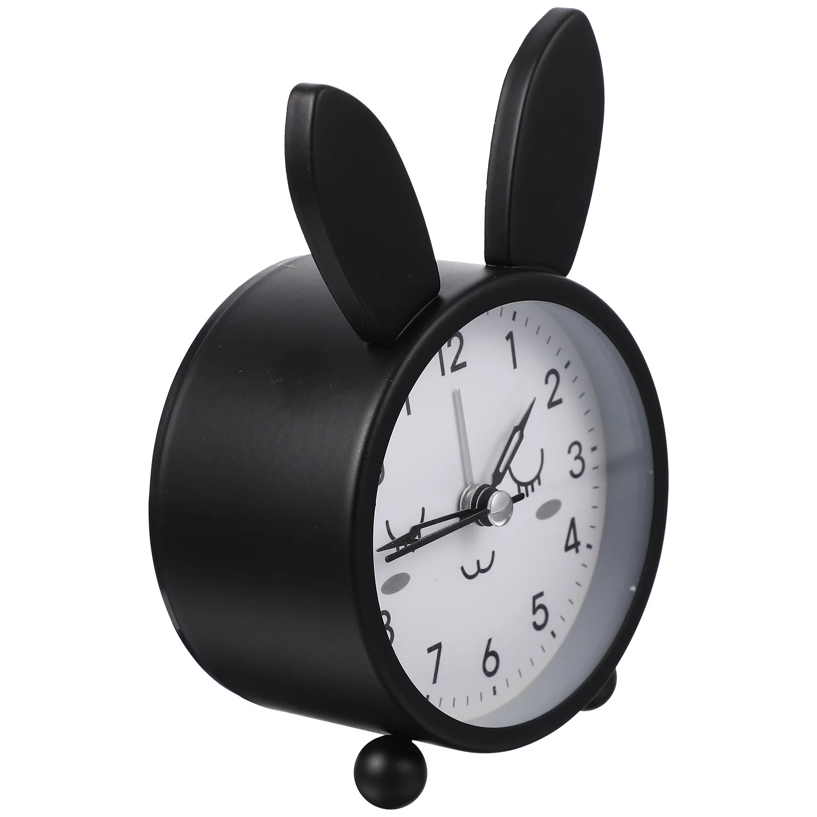 

Clock Alarm Desk Tablecar Model Rabbit Figurine Vintage Chinese Silent Bedside Decoration Household Retro Kids Year Dorm