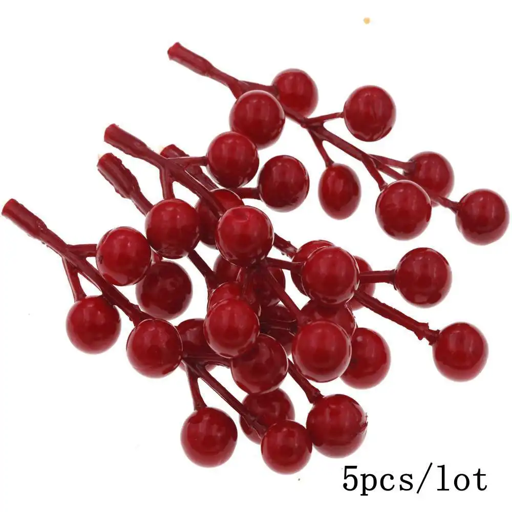 

Мини искусственные красные цветы пучок 5/6/8/10/12/50/70/90 шт