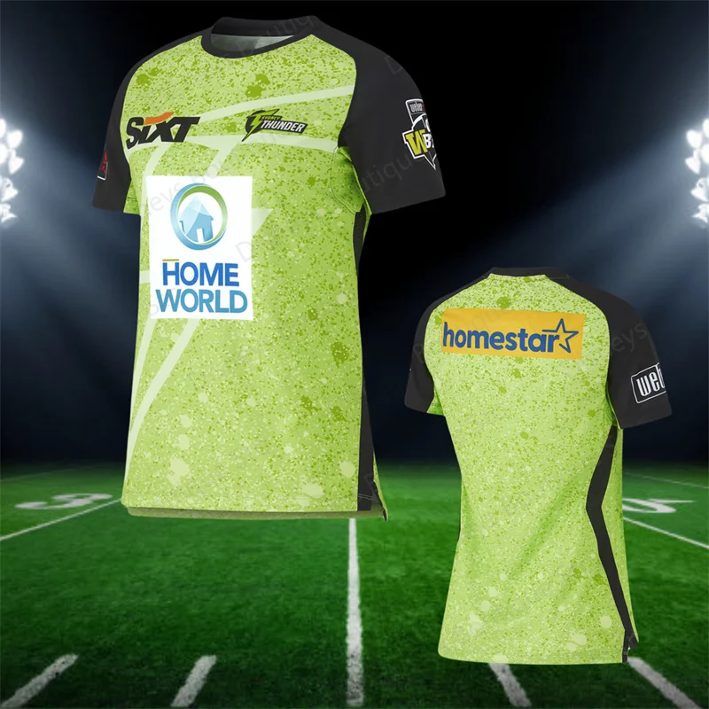 Новая летняя австралийская футболка BBL Sydney Thunder, рубашка аборигенов BBL, тренировочная майка (art.: 3920cbcd2379a) - 3920cbcd2379a