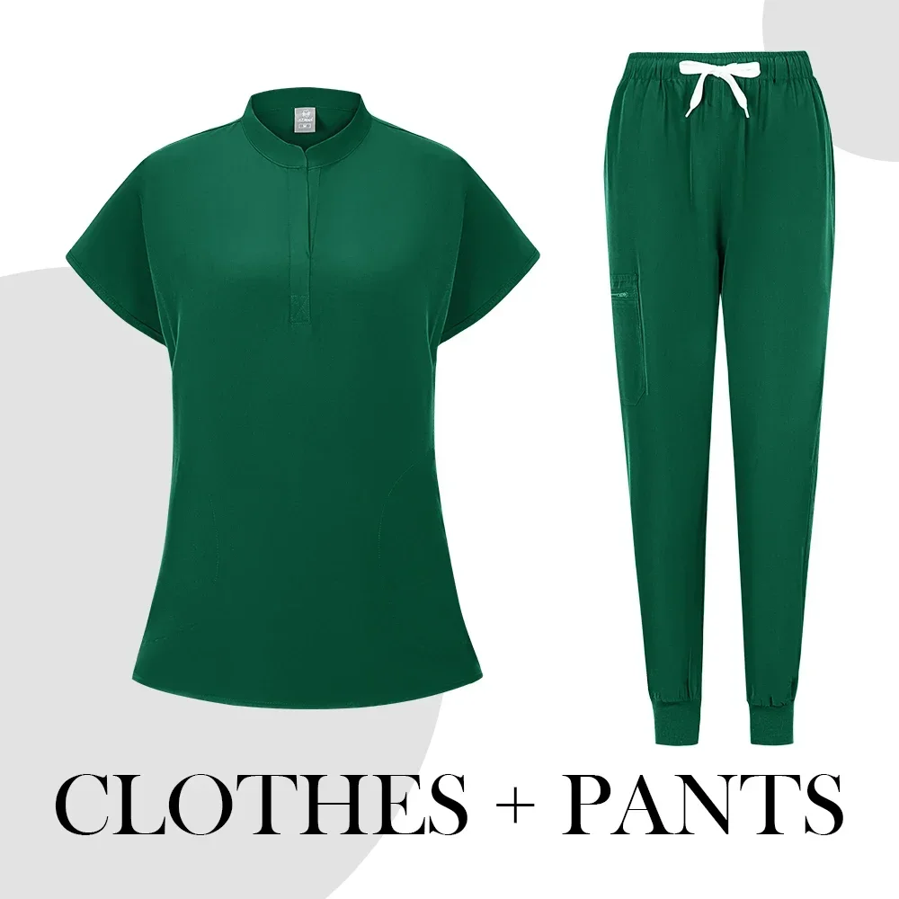 Женские Медицинские Скрабы С Короткими Рукавами Стильная Униформа Повседневные