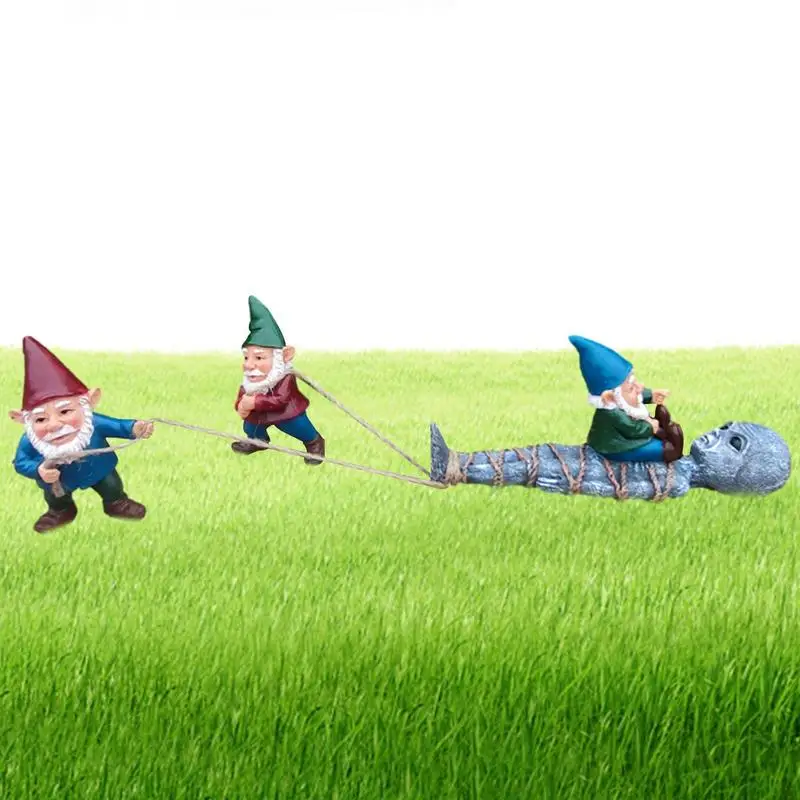

Украшение для сада Gnome для внешней стороны Alien, украшение для природы Gnome, украшение для сада из искусственной смолы, погодостойкий и прочный, идеально подходит для