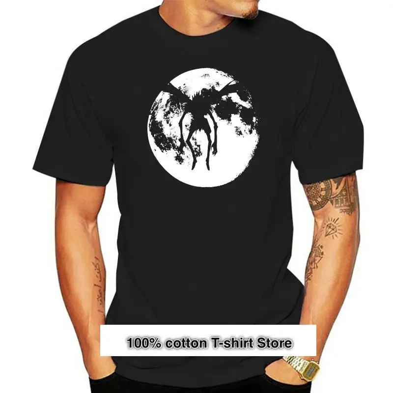 

Camiseta de moda para hombre, camisa masculina de algodón de Death Note, Ryuk Moon, informal