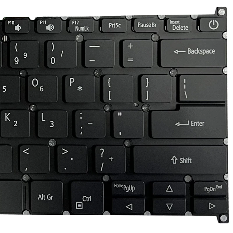 Клавиатура US для ноутбука Acer Swift 5 SF514-52 голубая подсветка