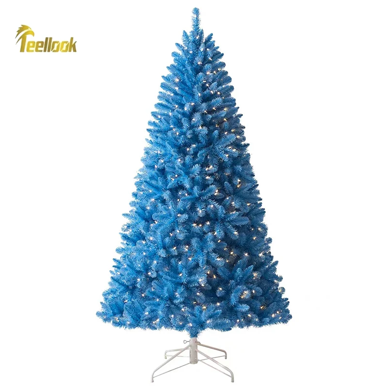 

Teellook 1,2 м/4,0 м, синяя Рождественская елка из ПВХ, Рождественская елка, оформление отелей, торговых центров