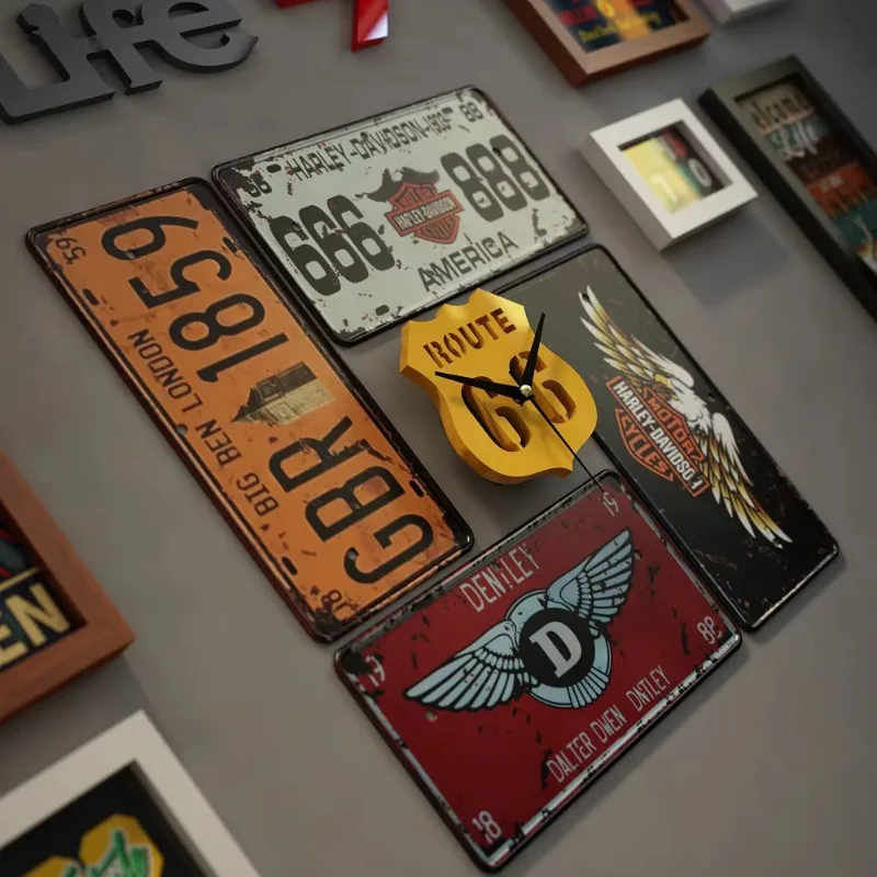 Промышленное светодиодное настенное искусство набор фоторамок с подсветкой