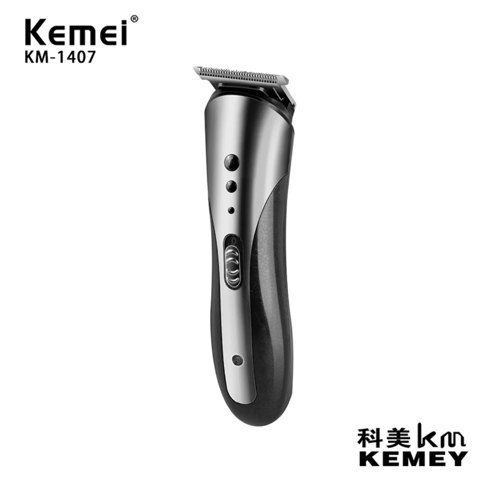 

Kemei Rechargeable Hair Clipper Electric Nose Hair Trimmer Men's Razor Haircut Shaving Nose Hair Trimmer All-in-One Set KM-1407