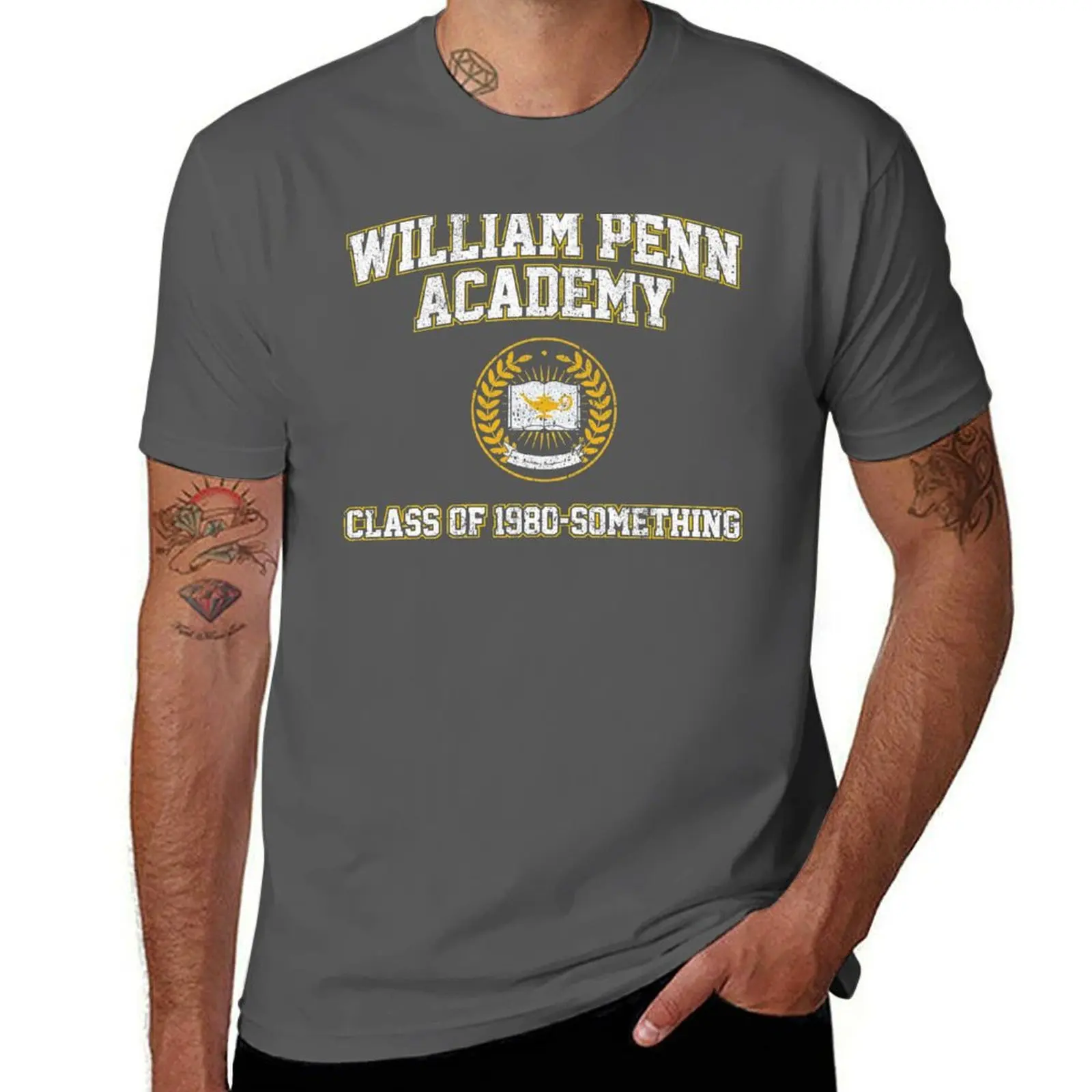 Футболка William Penn Academy Class of 1980-Something винтажные футболки мужская футболка с графикой